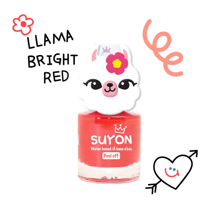 Llama- Bright Red